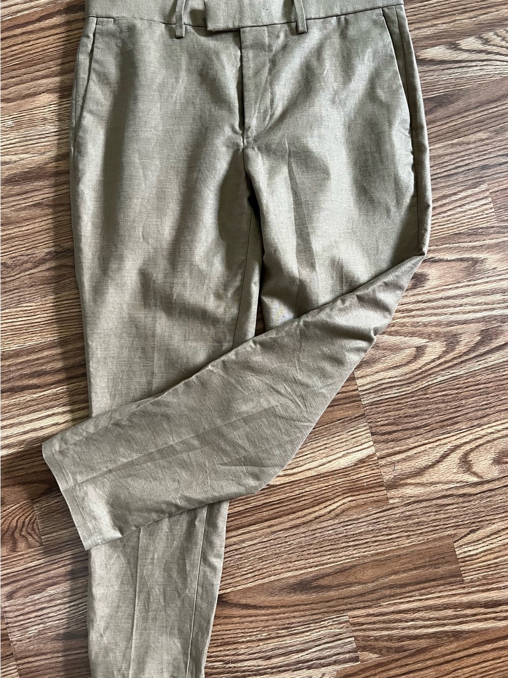 Banana Republic Slim Chinos - Khaki Woven in Italy